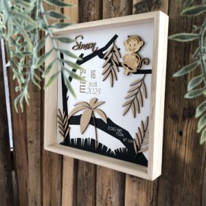 Cadre naissance-Singe