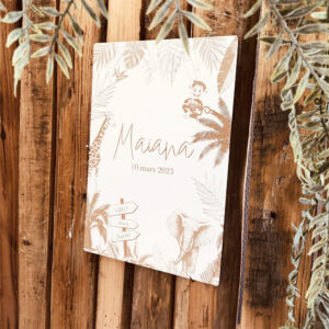 Pancarte naissance-Savane