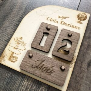 Carte étape évolutive-Voyage