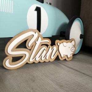 Prénom mural-Cochon