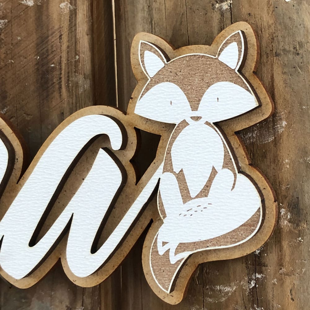 Prénom mural-Renard – Image 2